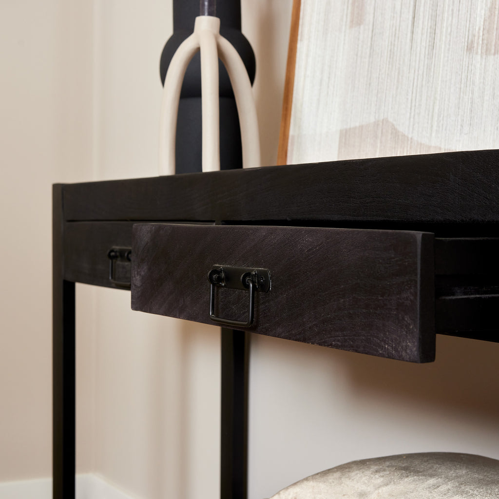 Wandtafel Moroa van mangohout - 120 cm
