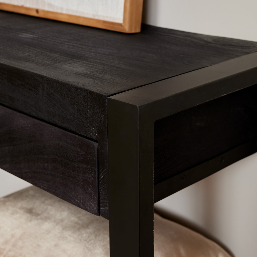 Wandtafel Moroa van mangohout - 120 cm